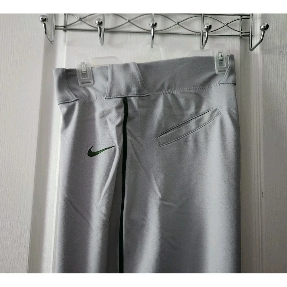 Nike Dr-Fit Team Engineered Men's Baseball Pants‎ Grey XXL Swoosh Logo NEW